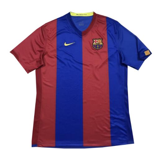 2006-2007 Barcelona Retro Home Kit Soccer Jersey